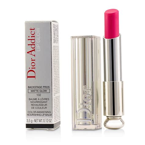 dior addict lip glow 3.5g 102 matte raspberry|Dior Lip Glow universal clear.